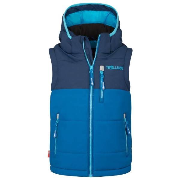 Trollkids Kid's Narvik Vest XT Syntetiske veste Børn størrelse 116 farve blå