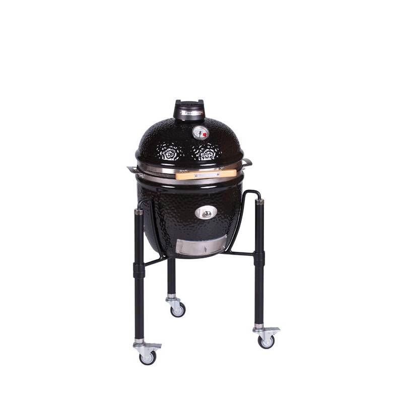 Kamadogrill med stativ JUNIOR PRO-Series 2.0 - BLACK, MONOLITH