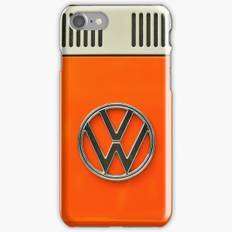 Skal till iPhone 8 - Retro Orange Volkswagen Van