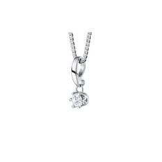 Schalins - Donau Halsband 0.15ct Vitguld