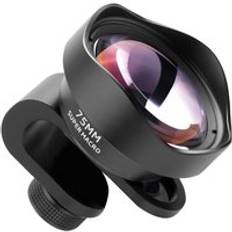 Pholes 75mm mobil makroobjektiv telefon kamera makrolinser för iphone xs max xr x 8 7 s9 s8 s7 piexl clip on 4k hd -objektiv