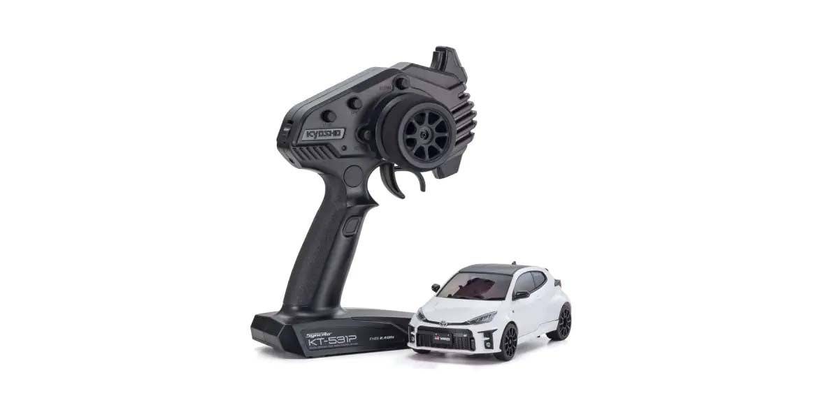 KYOSHO K.32360PW - Kyosho Mini-Z MR04 RWD Toyota Yaris White N-HM/KT531P w/Gyro & LED