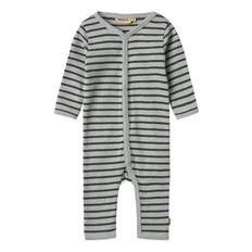 WHEAT Jumpsuit L/S Dusty |Blue |80
