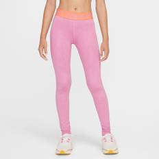 Nike Nike Pro Girls' Dri-Fit Leggings - Pink AOP