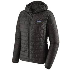 Patagonia Womens Nano Puff Hoody (Svart (BLACK) Large)