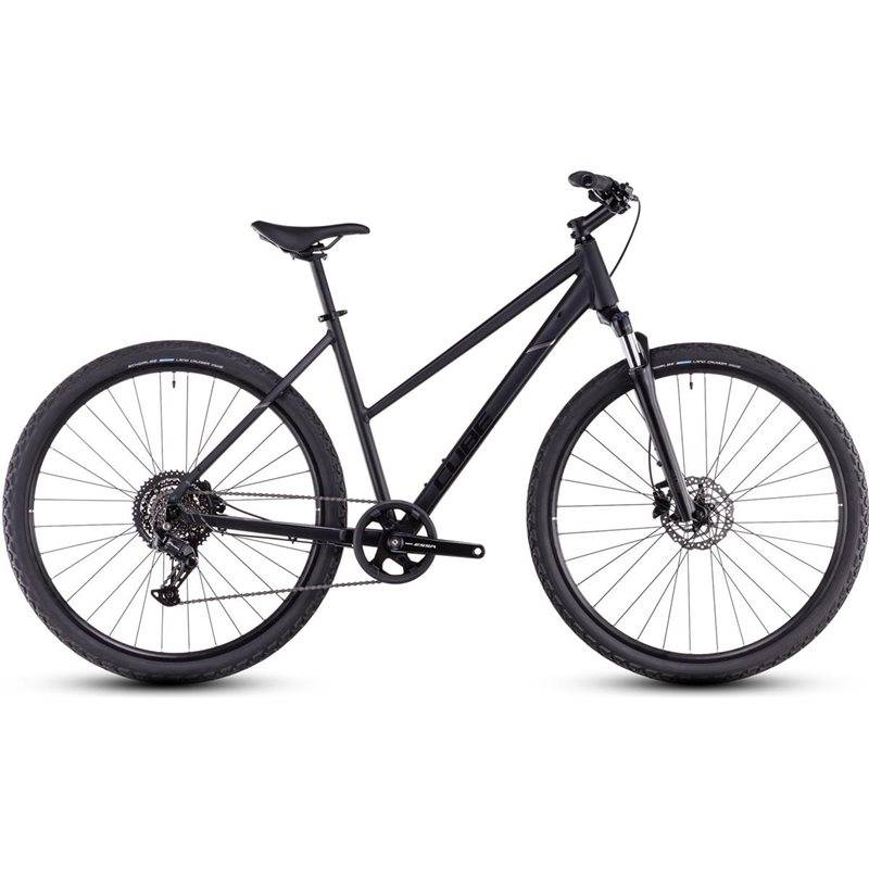 Cube Hybridcykel Nature One Mid Black/Black - Svart (54)