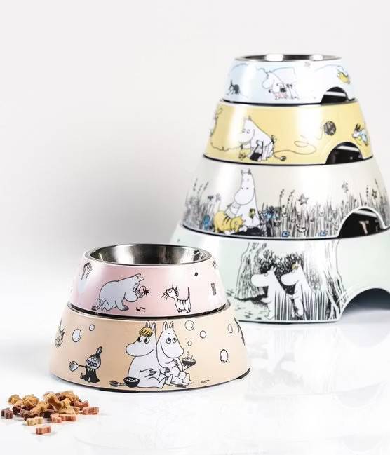Moomin Matskål Katt/Hund, Pink Small