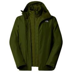 The North Face Carto Mono Triclimate Hooded Jacket Dubbeljacka Herr Storlek L Färg olivgrön