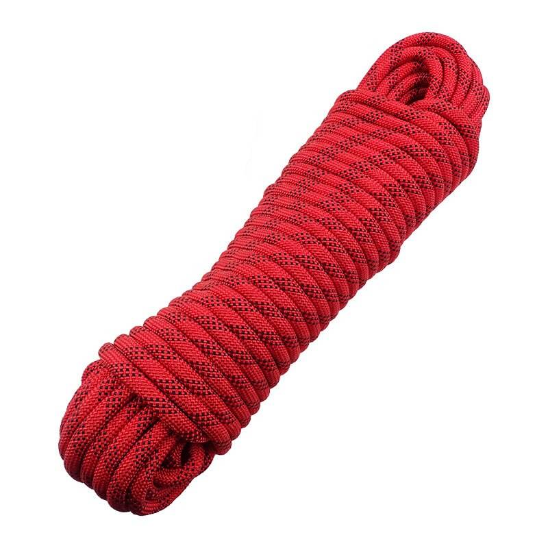 Klätterrep 12mm Statiskt - Röd 20m