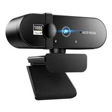 Webbkamera 1080P Minikamera Full HD Webbkamera Med Mikrofon 30fps USB Webbkamera För Autofokus PC Laptop Videofotografering Kamera För Stationär Bärba - Multifärgad (svart)
