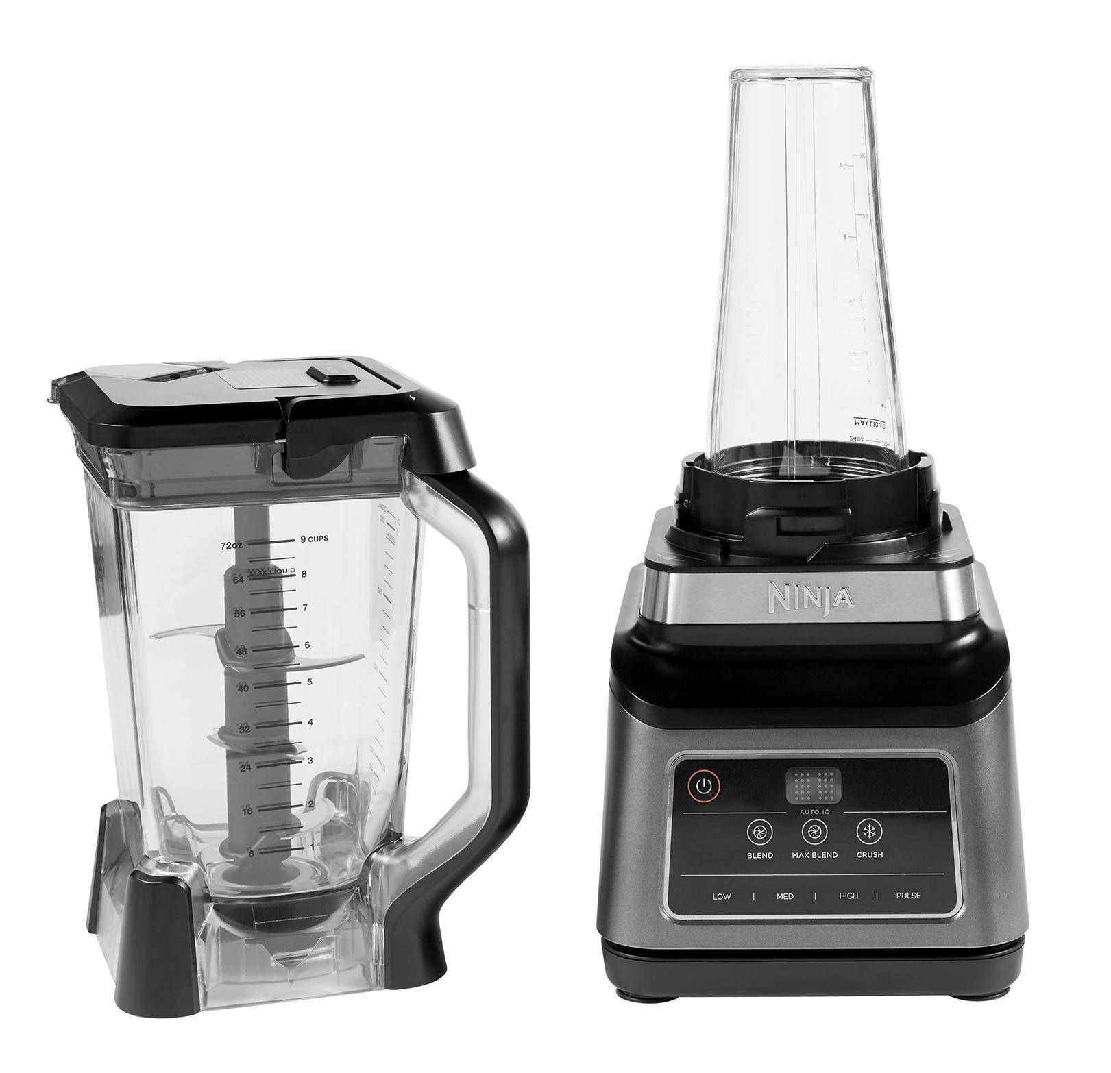 Mixer Blender 2in1 with Auto IQ | BN750EU | Tabletop | 1200 W | Jar material Plastic | Jar capacity 2.1+0.7 L | Ice crushing | Black/Silver
