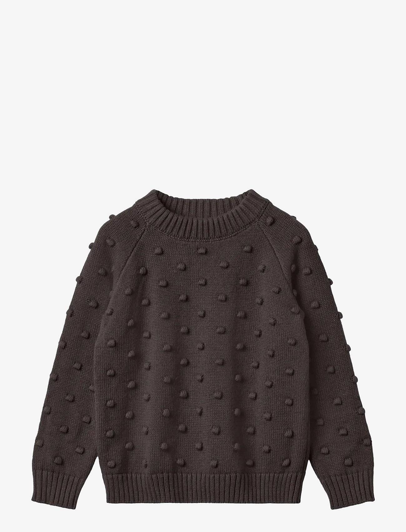 FLIINK Bon Cashmere Dot Pullover | Brown | 2-3Y(95 cm)