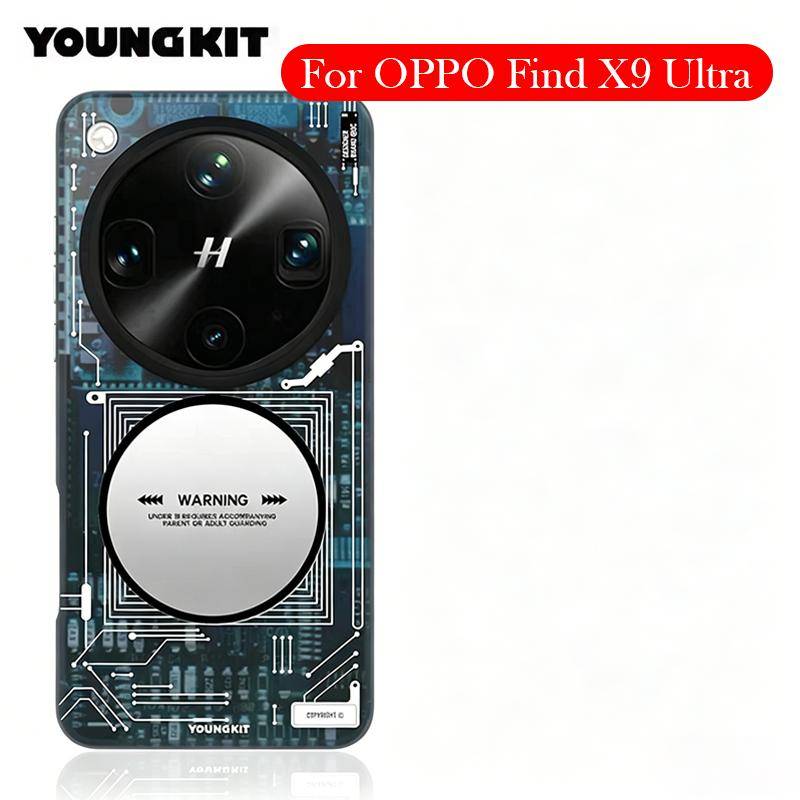 Youngkit Fodral för OPPO Find X9 Ultra Matt Baksidesfodral för OPPO FIND X9 ULTRA svart