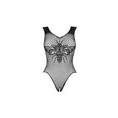 Open-Crotch Sexy Black B134 Teddy