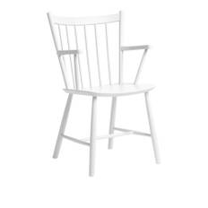 HAY - J42 Chair White WB Lacquered Beech,  - Matstolar - Børge Mogensen - Vit - Trä