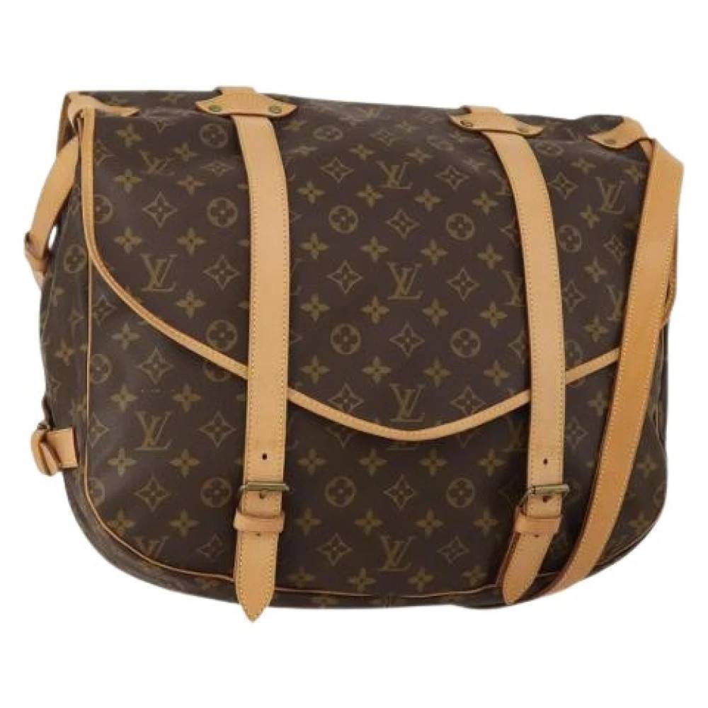 Louis Vuitton Vintage - Pre-owned Monogram Canvas Shoulder Bag Vintage - Dam - ONE Size - Läder
