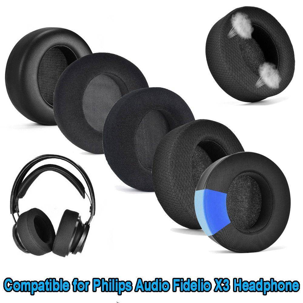 1 par utbyteshörlurskuddar för Philips Audio Fidelio X3 Hörlurar Reparation