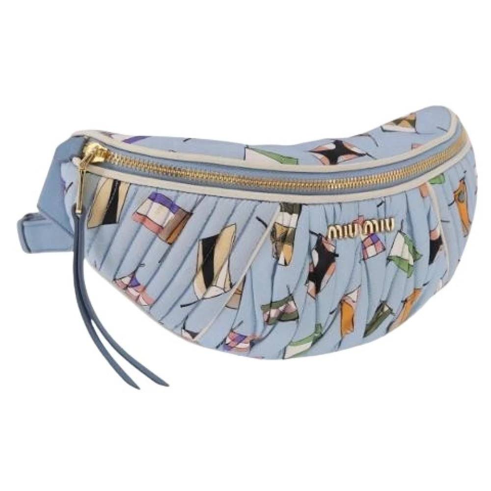 Miu Miu Pre-owned - Pre-owned Canvas Crossbody Bag Vintage - Dam - ONE Size -