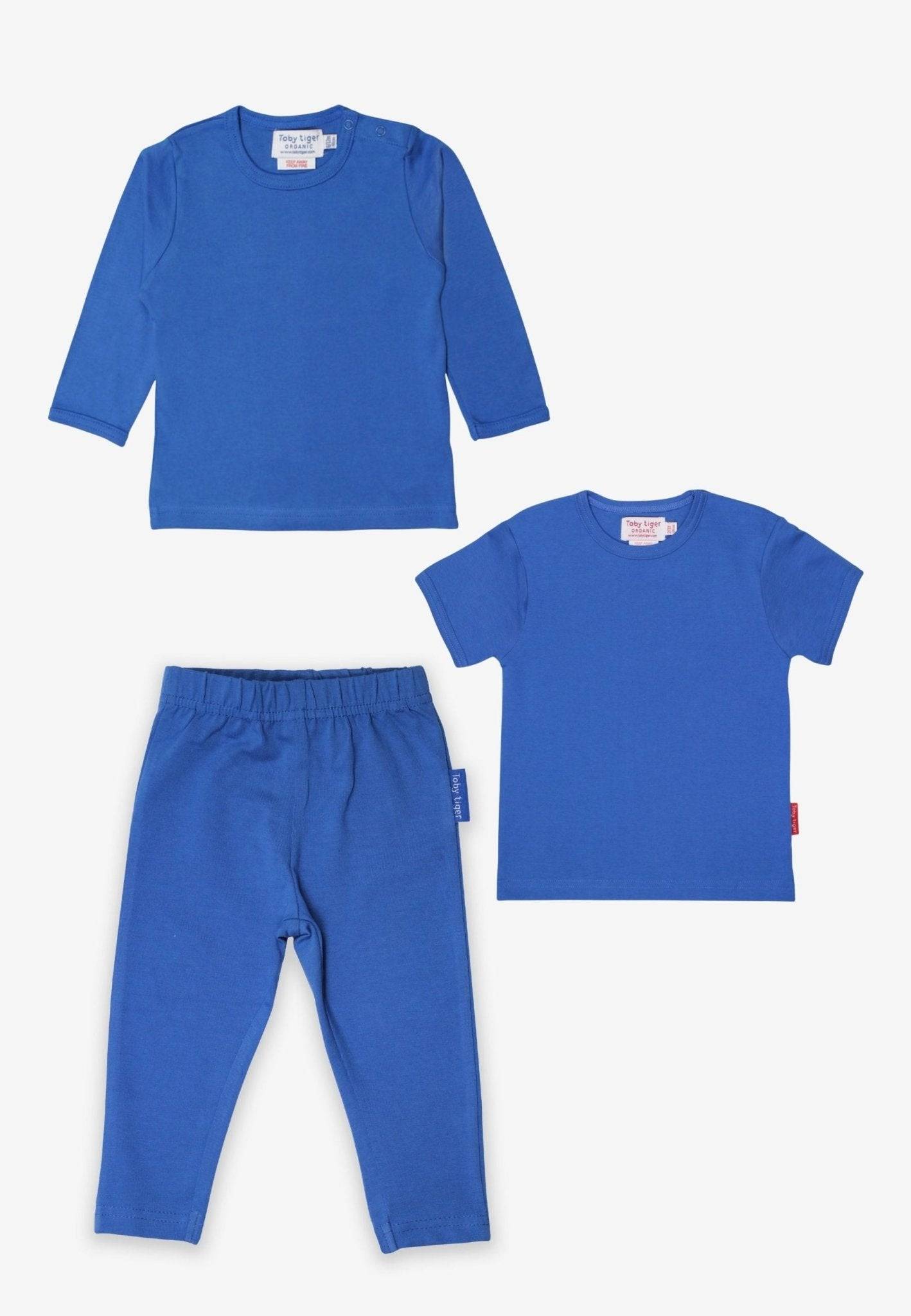Organic Blue Basics Toddler Bundle - 18-24m / 92cm 18-24m / 92cm 2-3y / 98cm