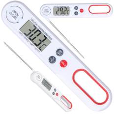 Digital Stektermometer - Vikbar - Omedelbar Läsning Vit