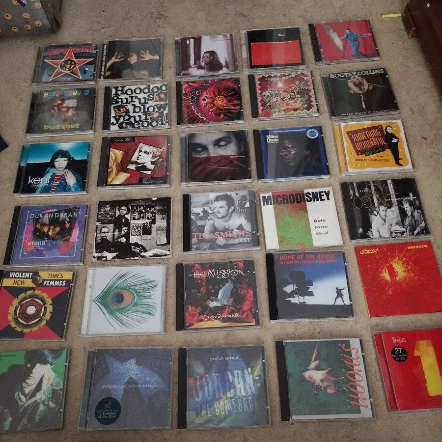 Cd-samling 42 skivor Alternative New Wave fina!