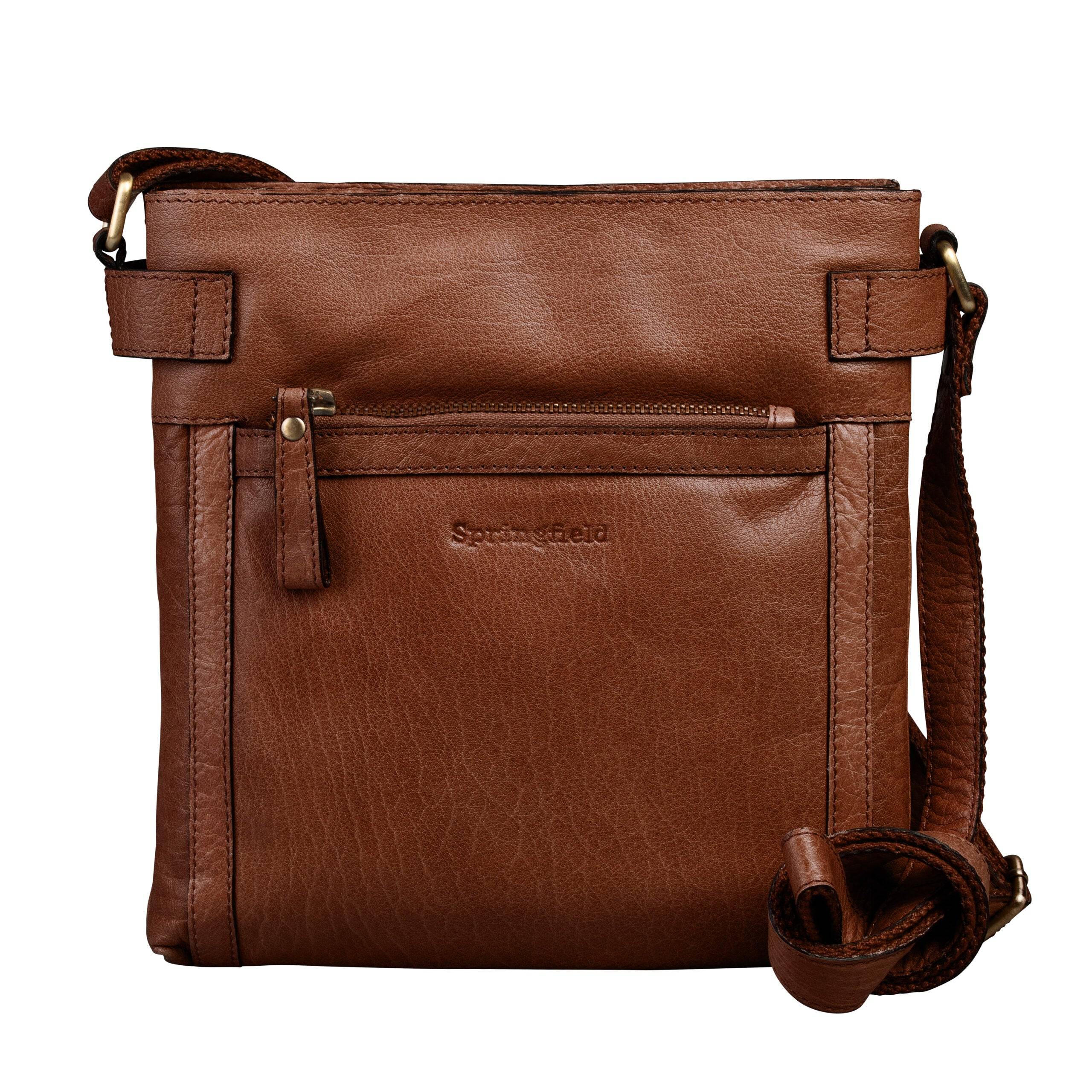 Springfield Colorado Axelremsväska 23cm, Cognac