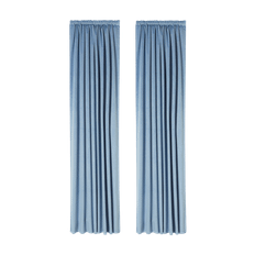 Åhléns Home Sammetsgardin SARA 140x250 cm, 2-pack Gardiner Blå