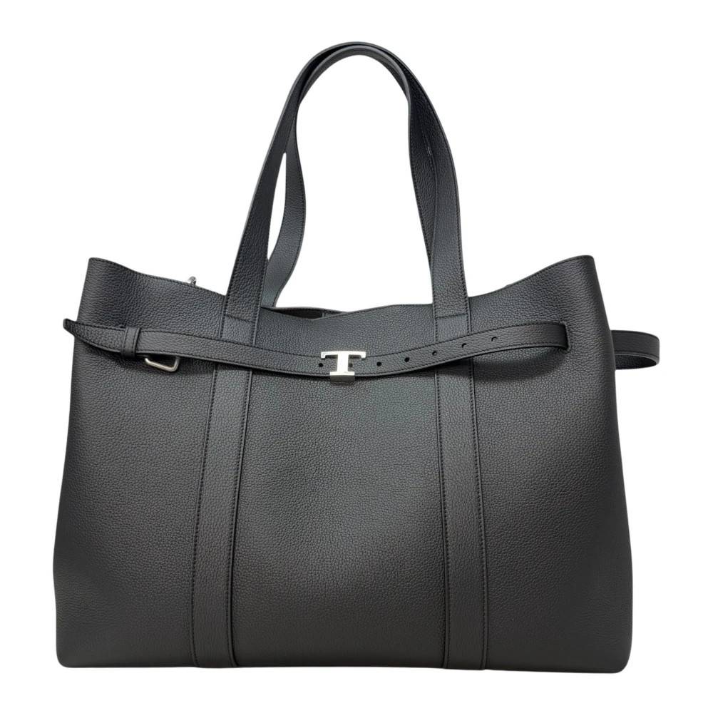 Tod's TIM Briefcase Grande - Tasker - Dame - Sort - ONE SIZE - Uld
