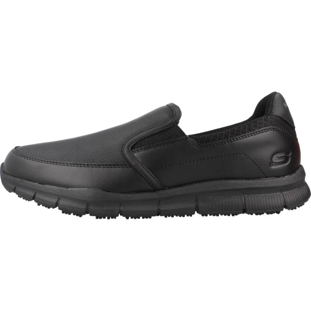 Skechers - Work Relaxed Fit: Nampa - Groton SR Skor - Herr - 43 EU - Läder
