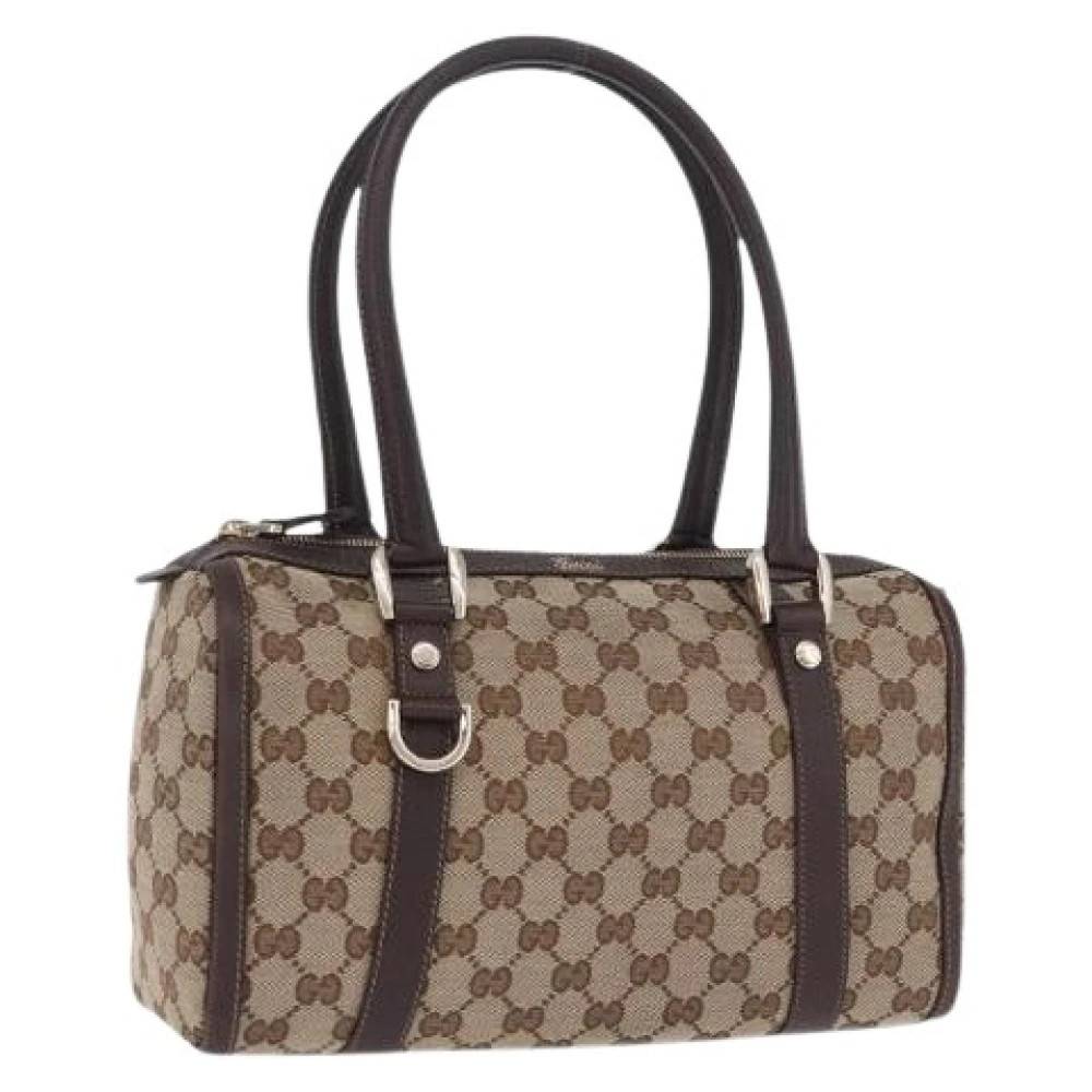 Gucci Vintage Pre-owned Canvas gucci-tasker - Vintage - Dame - Brun - ONE SIZE -