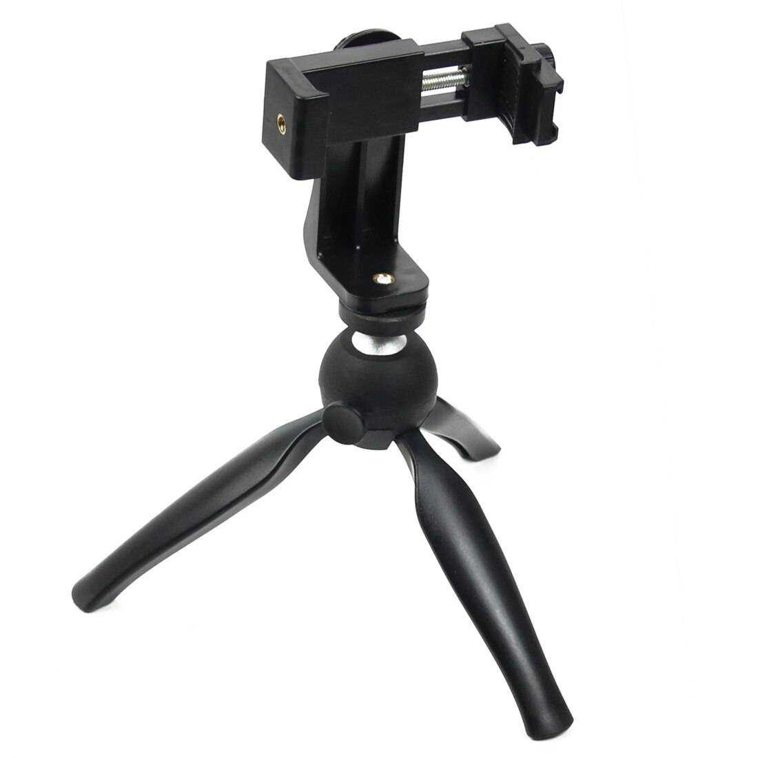 Bgning kamera mini stativmontering ficka vlog stativ selfie stickhållare slr support smartphone klämma klämma kulhuvud gimbal adapter - Ställa in f