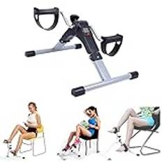 Bärbar motionscykel under skrivbord mini motionscykel för arm/ben träning minicykel för hemmakontor träning