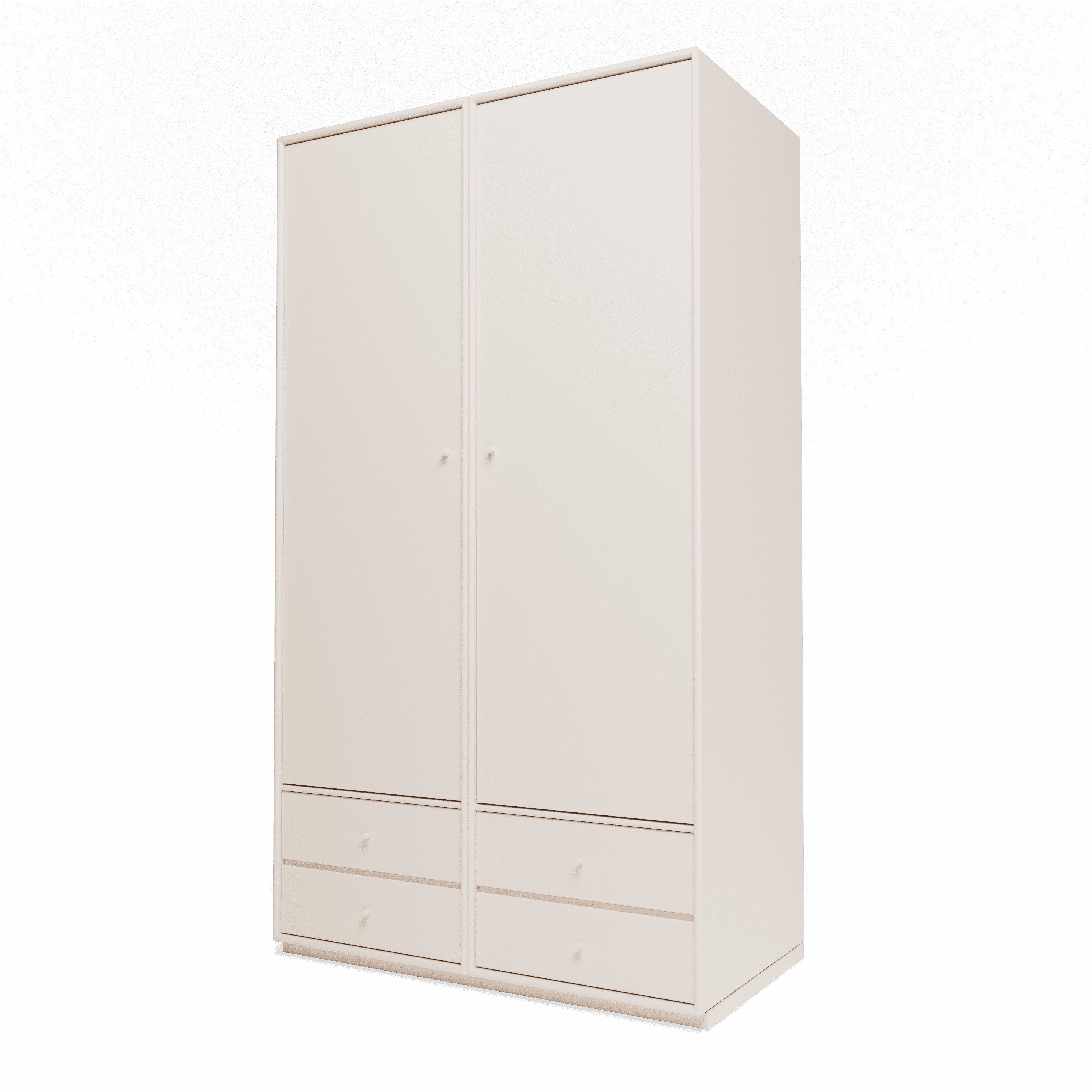 Attire IV garderobe, inkl. sokkel 3 cm fra Montana Oat - Jacobsen Plus