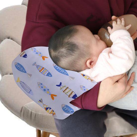 Amningskudde för babyarm Amningkudde Mjukt Andningsbart Tyg Maskintvättbar Blekningsfri Tecknad Tryck Mysig Vagga Armkudde white
