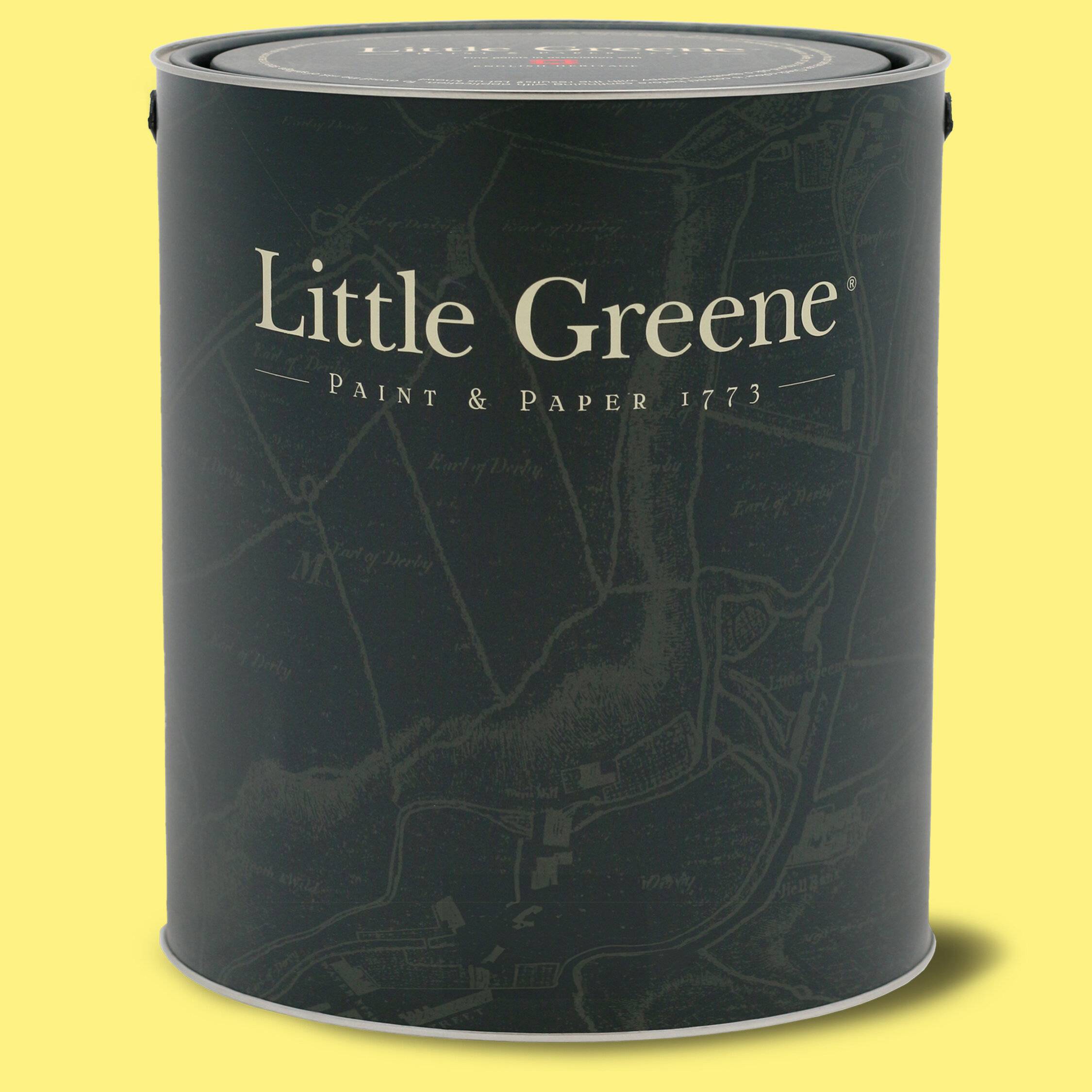 Little Greene Intelligent Exterior Eggshell Archive Colour - Lemon Mivvi 195 1l - yellow