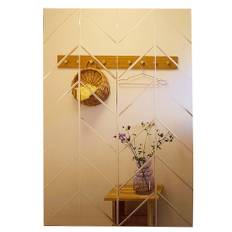 HERRINGBONE spejl 50x70 cm - Bronze