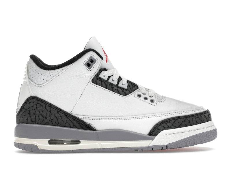 Jordan 3 Retro Cement Grey (GS) - 40 / Standard