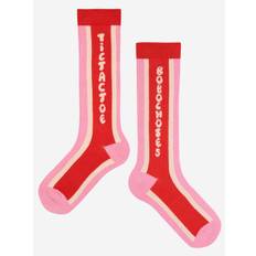 Bobo Choses Tic Tac Toe Ekstra Lange Sokker Pink  Pink 29-31 EU  Lyserød  29-31 EU  mand