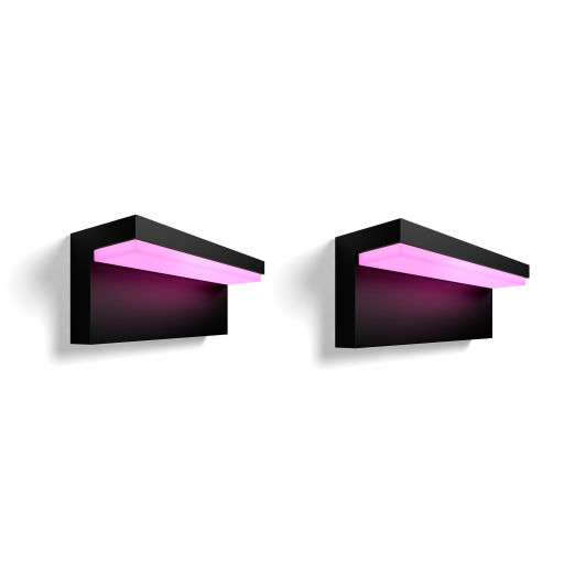 Philips Hue Nyro udendørs væglamper, 2-pak