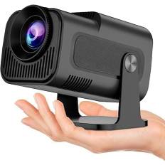 OBOSOE 1080P bærbar 4K-projektor – Wi-Fi 6 (2.4G/5G), BT5.0, Android 11, 180° drejelig