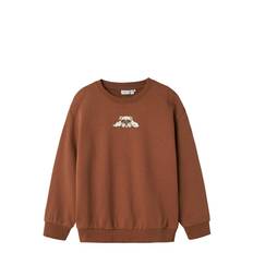 NAME IT Nkmnakrave Ls Rlx Sweat Bru |Brown |158/164
