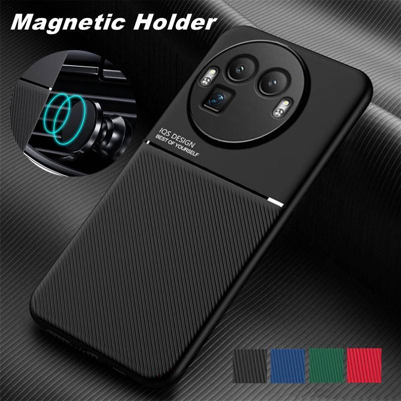 Robust Halkfritt Skal för Realme GT 8 Pro GT8 Skyddsfodral Magnetisk Sughållare Coque Fundas Capa grön