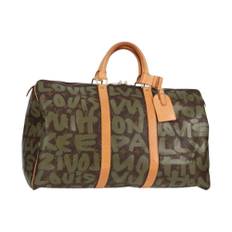 Louis Vuitton Vintage, Pre-owned, Dam, ONE Size, Förhandsägd Keepall Bandana 50 Duffel