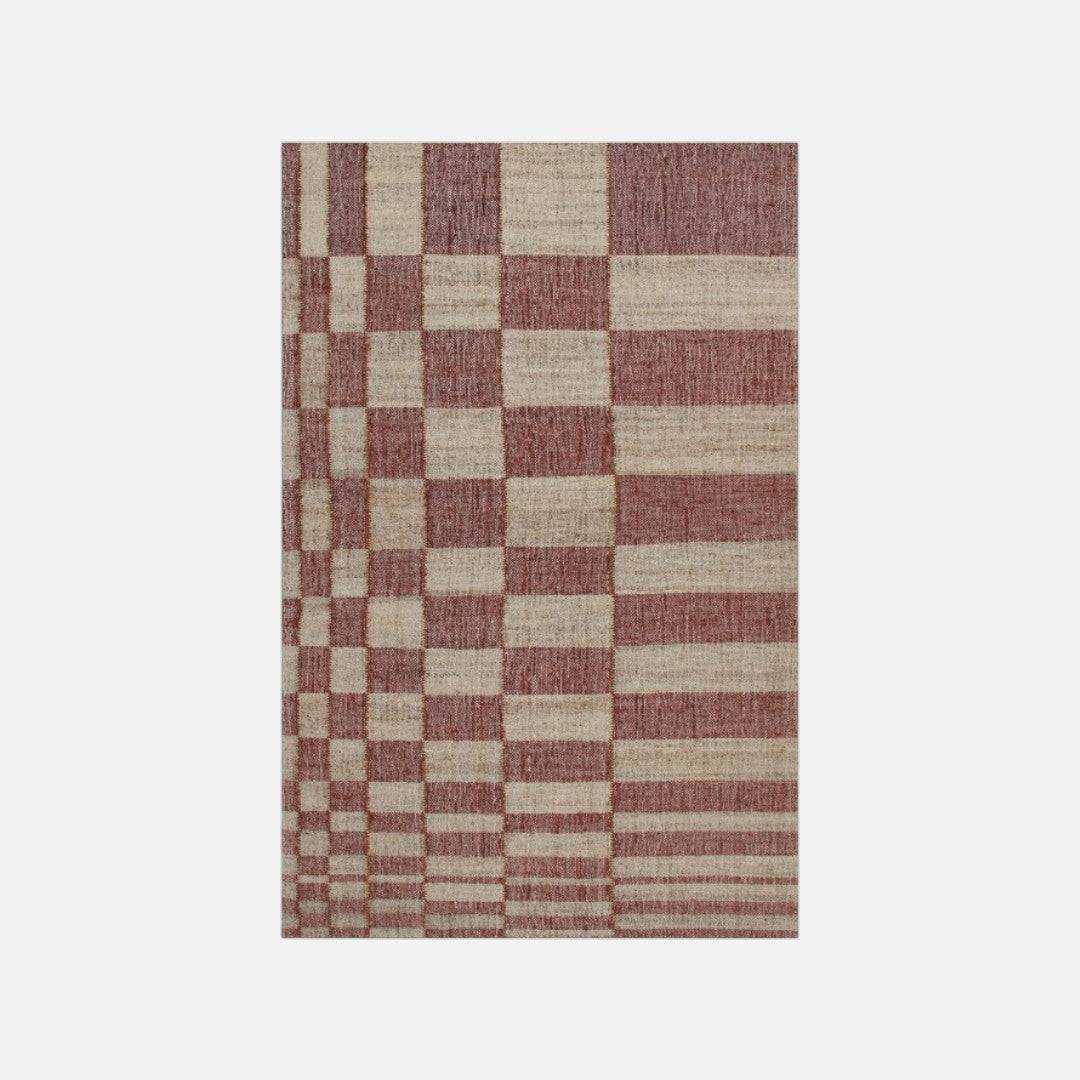 Willow - Gulvtæppe - Jute - Pink - 170 x 240 cm