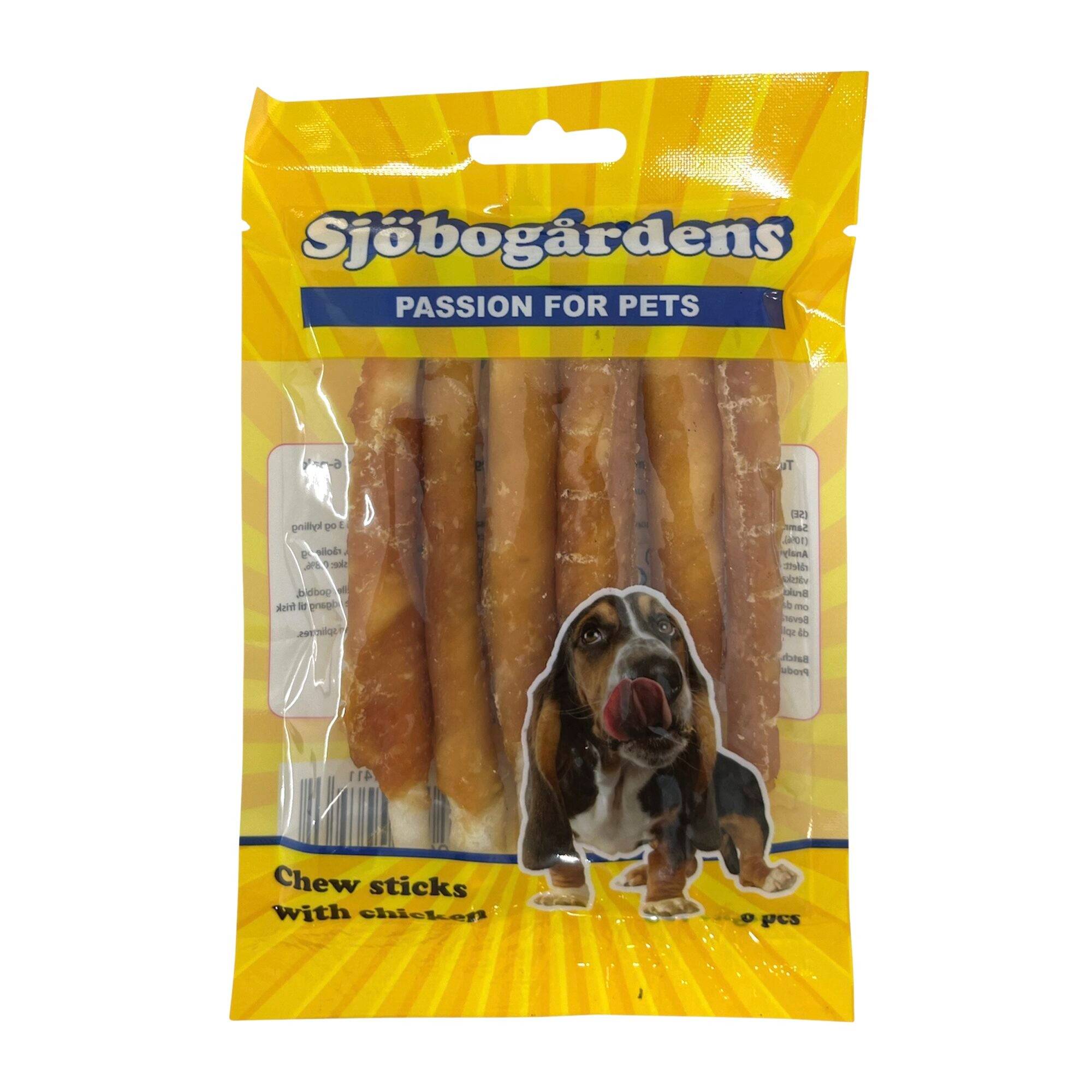 Sjöbogårdens Tuggpinnar Kyckling 6-pack, Ingen färg ((Ingen))