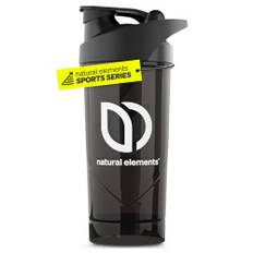 natural elements Shaker – 700 ml – innovativer, auslaufsicherer Kunststoffshaker mit Sieb & Messskala – BPA, BPS & DEHP frei – ideal für To-Go-Drinks (Eiweiß & Proteinshaker)
