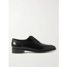 John Lobb - Edgar Glossed-Leather Oxford Shoes - Men - Black - UK 7.5