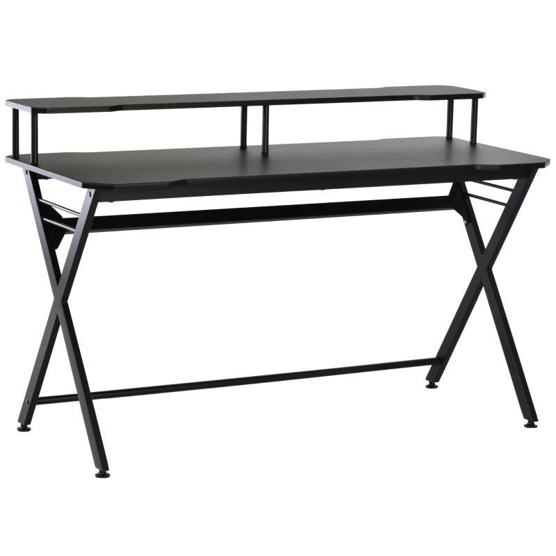 Gamingbord svart 120x60x90 cm