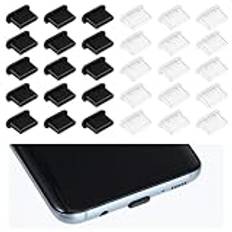 30 Pieces USB C Protective Cover Charging Socket Cover Mobile Phone Charging Socket Cover USB 3.1 Type C Port USB C Cover Dust Cover