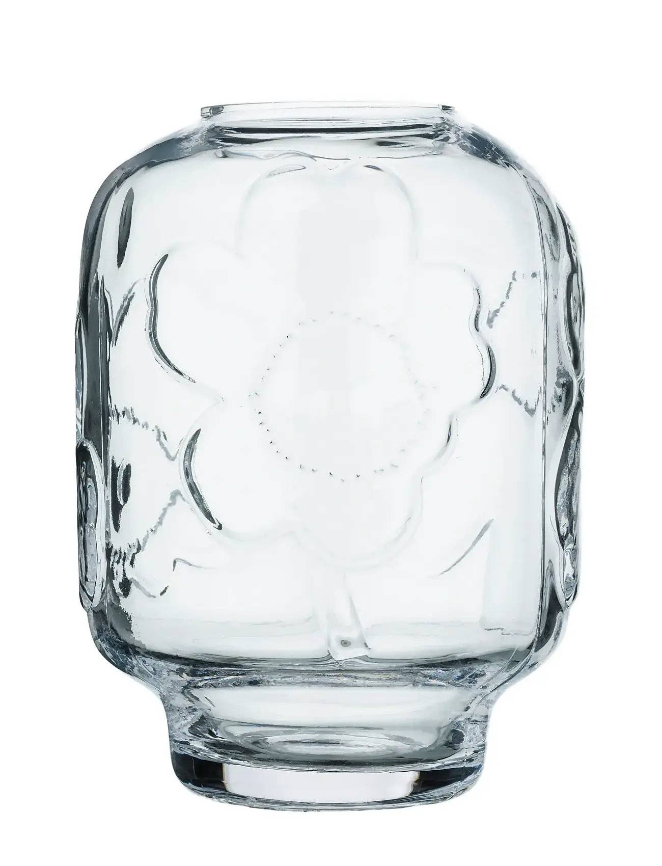 Marimekko Home Unikko Glass Vase 18Cm - Nude - ONE SIZE